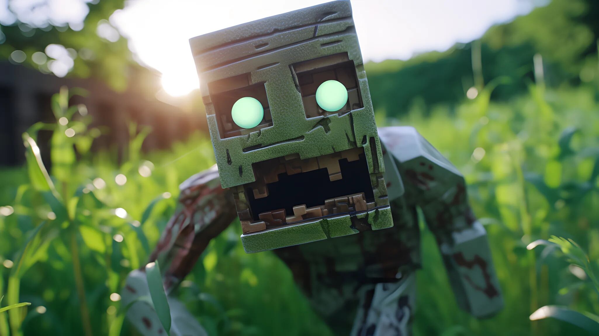 Así Se Vería Minecraft En El Mundo Real Según Inteligencia Artificial