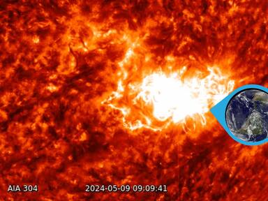 Mancha solar gigantesca emitió una llamarada solar 15 veces del tamaño de la Tierra (VIDEO) 